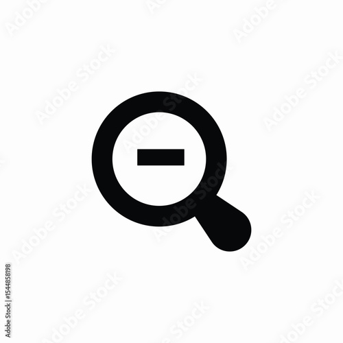 zoom out icon sign vector