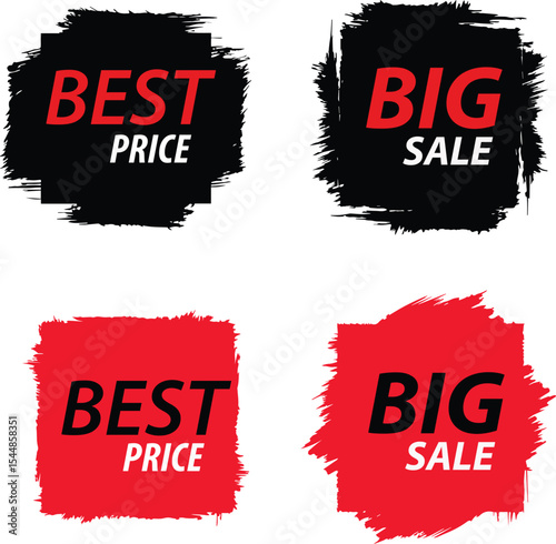 set of discount labels