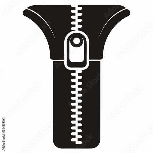 vector zipper icon