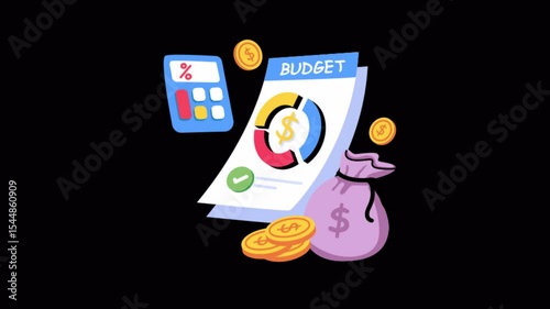 Budgeting 2D Flat Animations on Transparent background