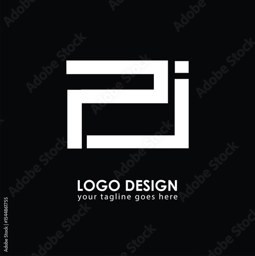 PJ PJ Logo Design, Creative Minimal Letter PJ PJ Monogram
