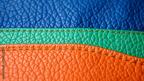 Colorful leather background with detailed surface elements, perfect background for branding projects. Professional quality visual asset