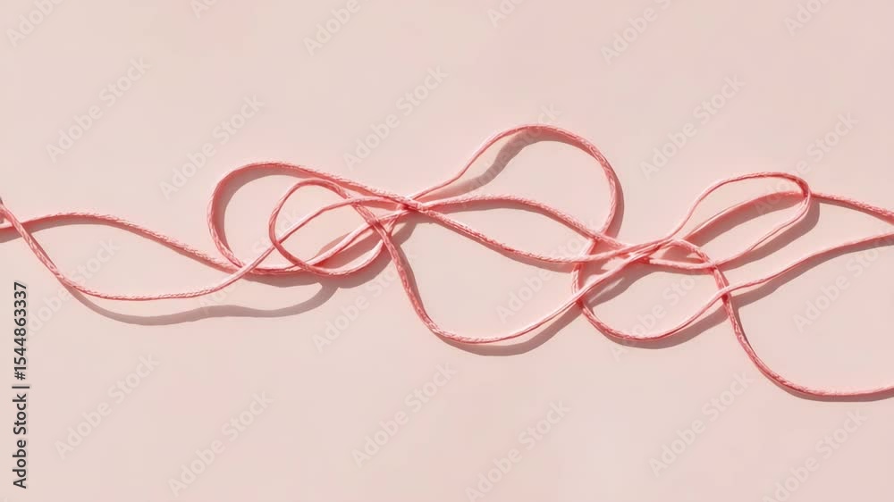 delicate winding lines on clean background emphasizing minimalism and elegance