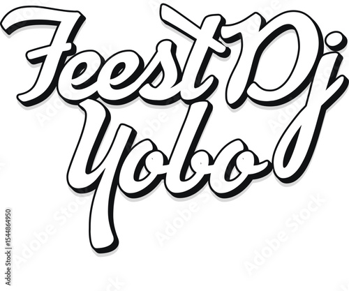 “Feest DJ Yolo: Party Like There’s No Rewind”

It riffs off the lighthearted name (“Feest” meaning party in Dutch) and the carefree YOLO vibe, serving up retro fun with a wink. Perfect for events, soc