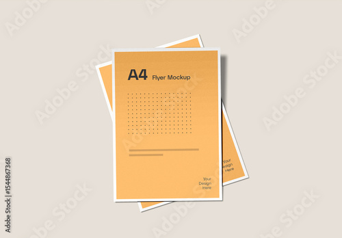 A4 Flyer Mockup Template