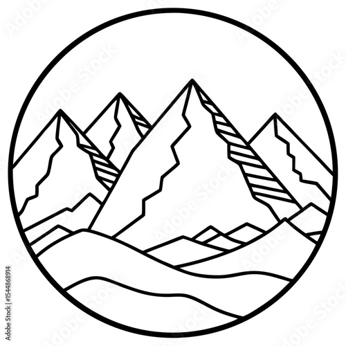 Serene Andes Lines
