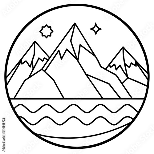 Serene Andes Lines
