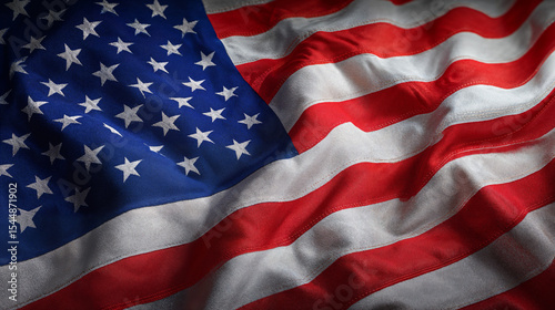 Wallpaper Mural american flag waving in the wind background generative ai  Torontodigital.ca