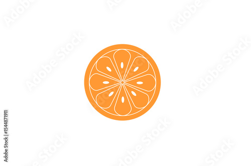 Citrus fruit pattern. Vector illustration.