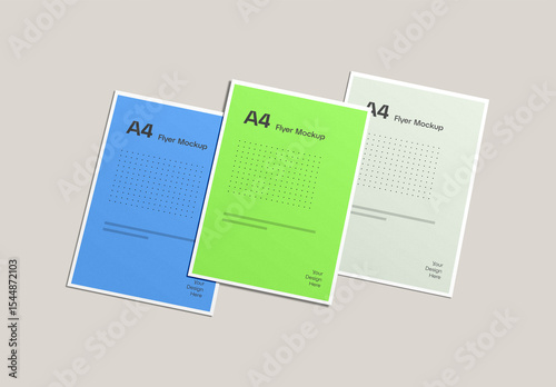 Editable A4 Flyer Mockup Design