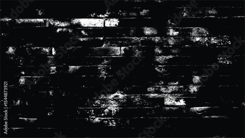 Distinctive Grainy Texture: Black and White Abstract Background