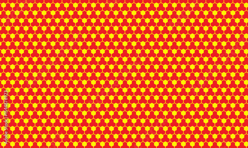Abstract vector background with colorful seamless pattern of dots and shapes