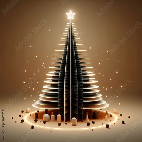 Minimalist Tree Modern Simple Abstra