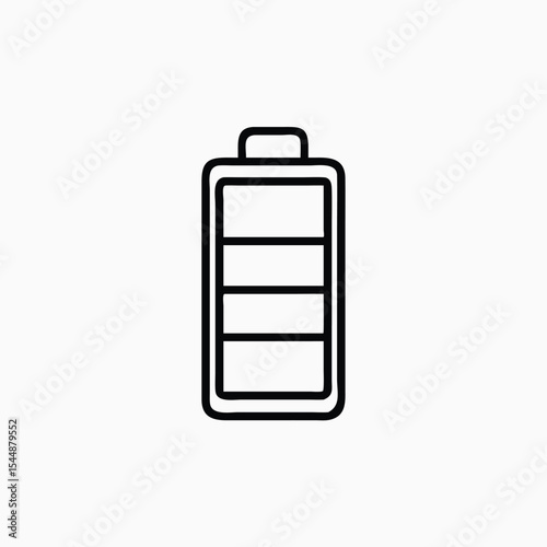 battery icon fully editable vector template