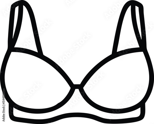 bra isolated on white