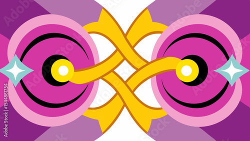 Shimmering Subconscious Paths – Overlapping Abstract Vector Fragments of AI Thought.