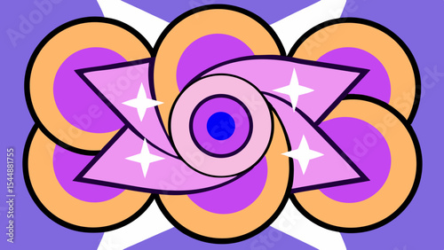 Shimmering Subconscious Paths – Overlapping Abstract Vector Fragments of AI Thought.