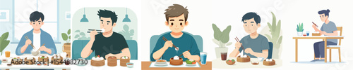 dimsum eating character vector