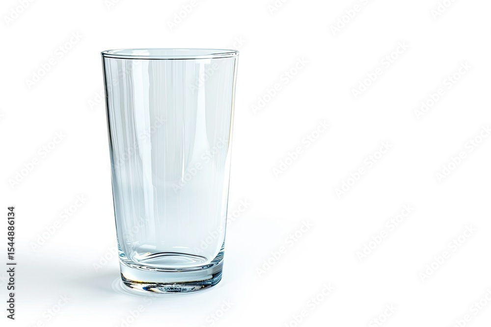 custom made wallpaper toronto digitalUltra Hd Visual of Vertical Shot of an Empty Glass Isolated on a White Background