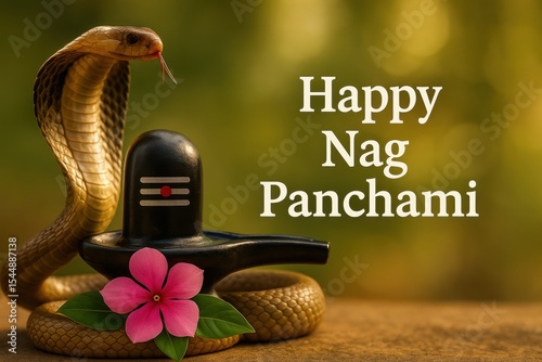 Happy nag panchami poster design.