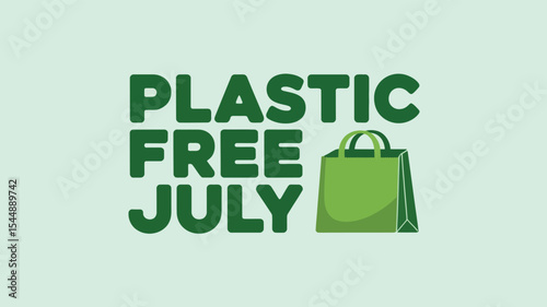 Plastic Free July Eco Bag Campaign Sustainability Awareness