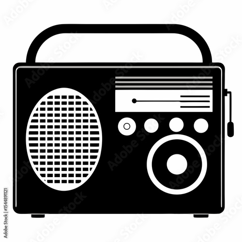retro portable radio