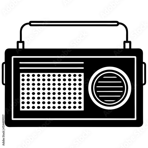 retro radio icon