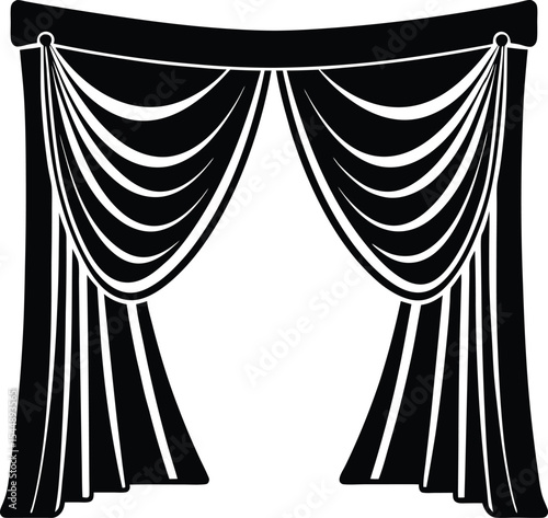 Decorative Curtains Icon