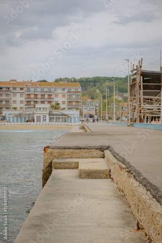 Pier in San Vito Chietino, Italy