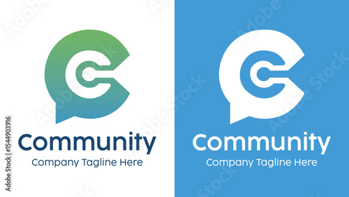 C letter logo brand identity design