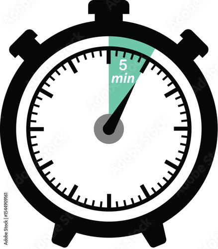 5 Minute Countdown Timer Icon