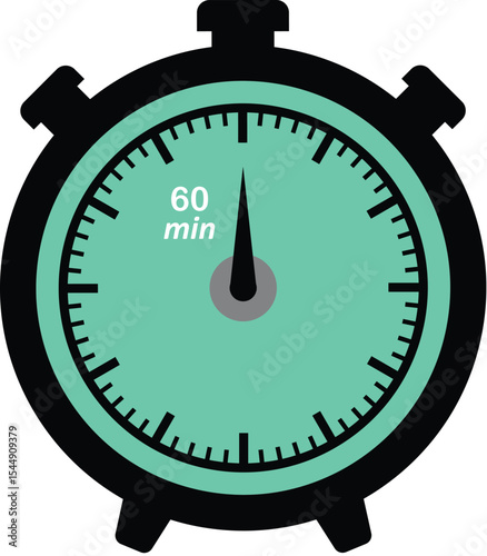 60 Minute Countdown Timer Icon