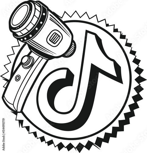 Pencil and eraser vector icon illustration: a 3D metallic business design symbol for web and internet logos
