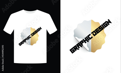 Vector text t-shirt graphic design fully editable high quality
