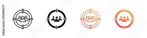 Niche Multiple Style Icon Set Collection 