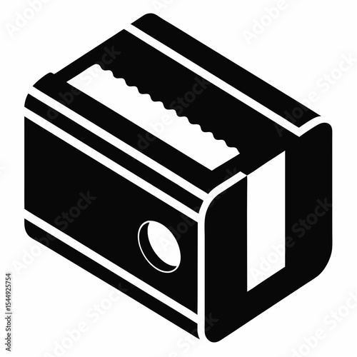 vector illustration of a pencil sharpener