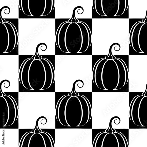 Halloween vector seamless pattern
