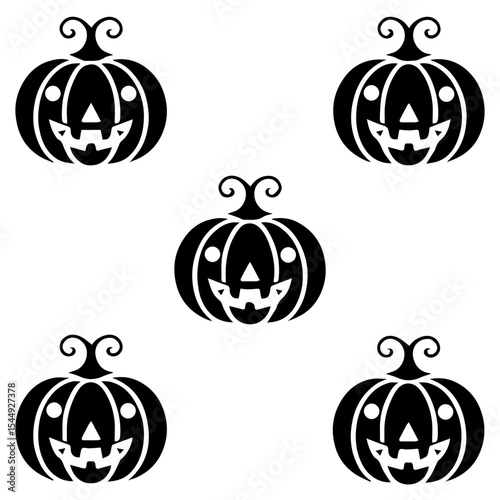 Halloween vector seamless pattern
