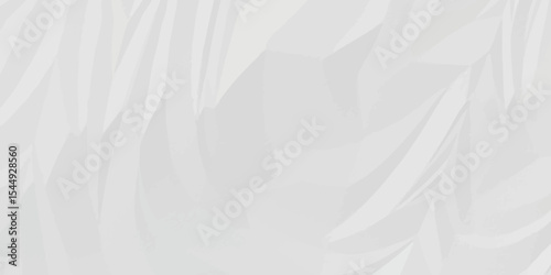White crumpled and creased paper abstract texture background. panorama grunge wrinkly paper texture background, crumpled pattern texture.3d crumpled white paper texture.