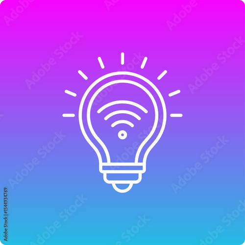 Smart Bulb Icon