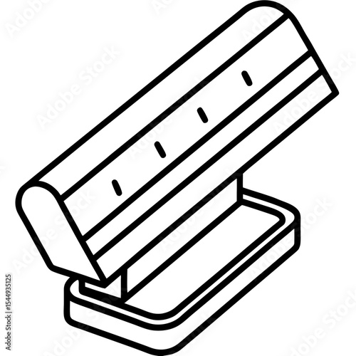 Stud Detector Minimalist Line Art Vector