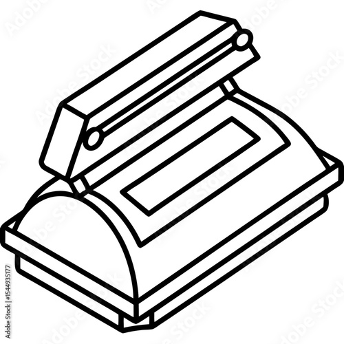 Stud Detector Minimalist Line Art Vector