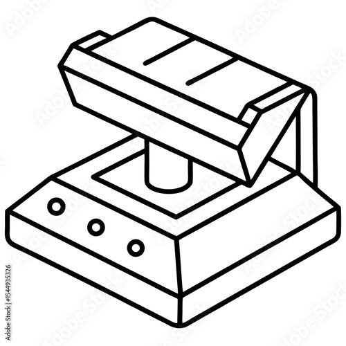 Stud Detector Minimalist Line Art Vector