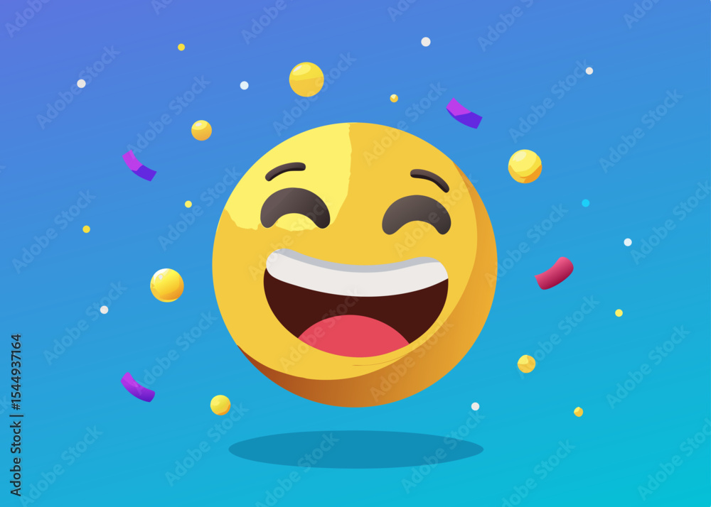 Naklejka premium smile emoji