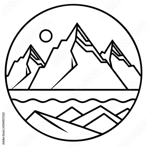 Andean Line Art Vibes