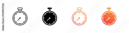 Time Multiple Style Icon Set Collection 