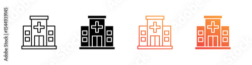 Hospital Multiple Style Icon Set Collection 