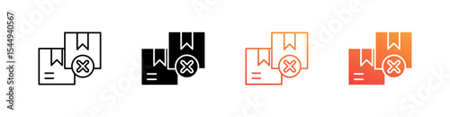 Rejected Multiple Style Icon Set Collection 