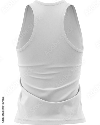 Women's Tank Top Mockup, Back View