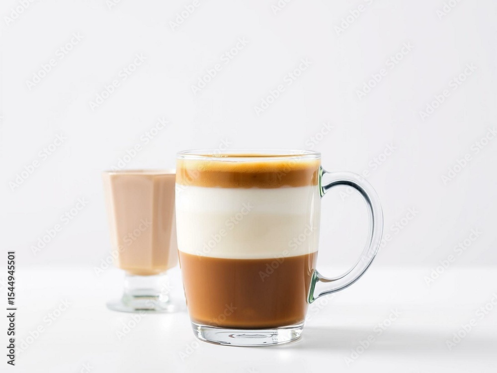 Layered Coffee Drink Layered Coffee Drink
